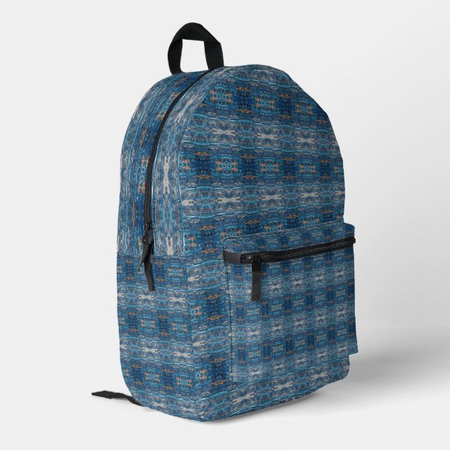 Textura #15 de obra La roca Bedruckter Rucksack (Rückseitige Ecke links)