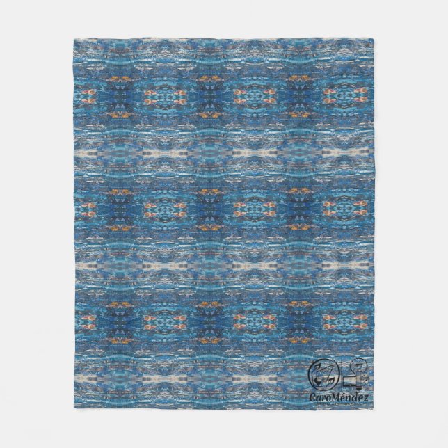 Textura #15 de obra La roca Fleecedecke (Vorderseite)