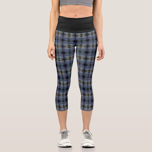 Textura #1.0 de obra La roca Capri Leggings (Vorderseite)