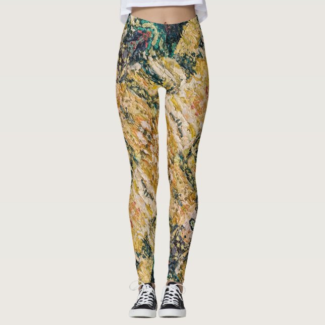 Textura #21 de obra Amanecer Leggings (Vorderseite)