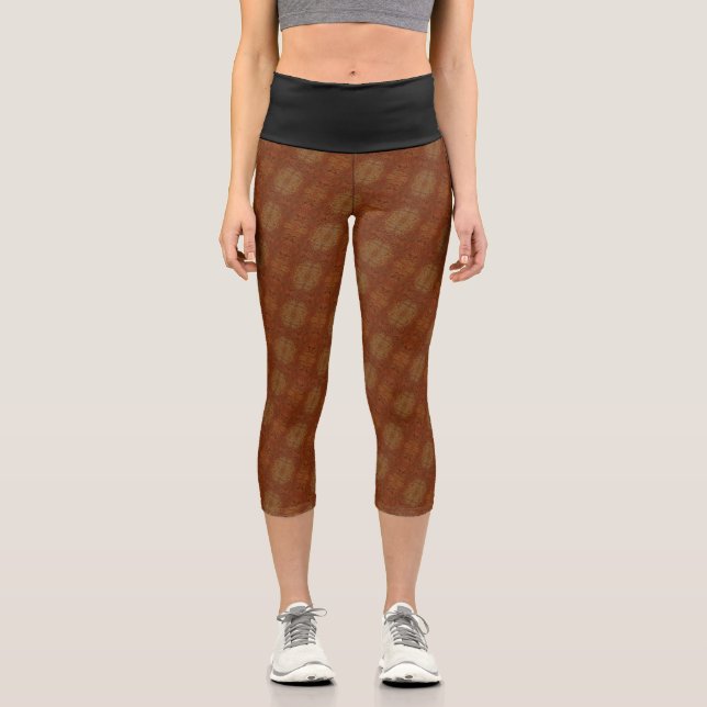 Textura #23 de obra Horizonte Capri Leggings (Vorderseite)