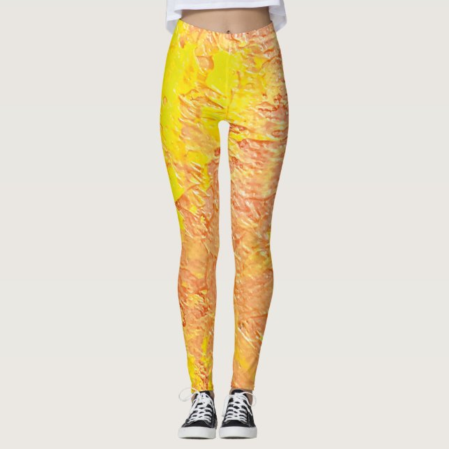 Textura #26 de obra Horizonte Leggings (Vorderseite)
