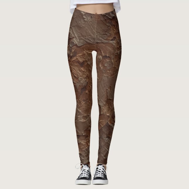 Textura #28 de obra Amanecer Leggings (Vorderseite)