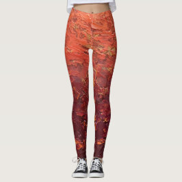 Textura #2 de la obra La puesta del sol Leggings