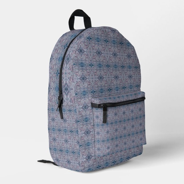 Textura #39 de obra Amanecer Bedruckter Rucksack (Rückseitige Ecke links)