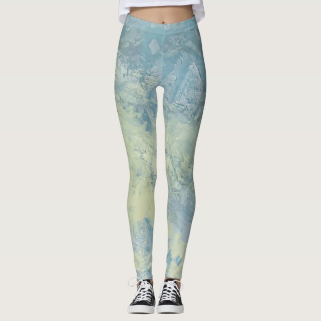 Textura #4 de obra La roca Leggings (Vorderseite)