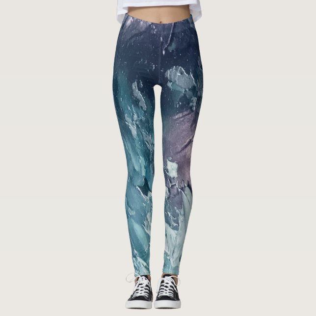 Textura #54 de la obra Nuit Leggings (Vorderseite)