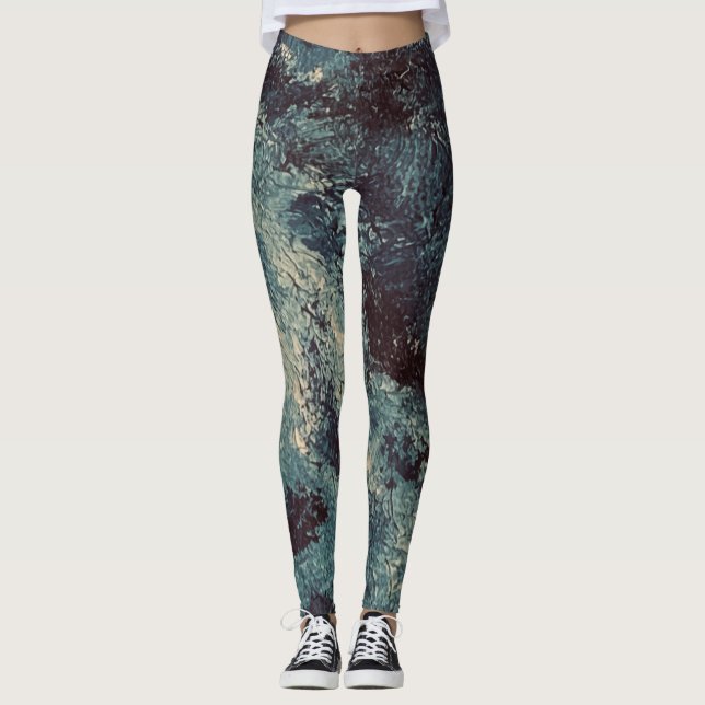 Textura #5 de la obra Cerezas Leggings (Vorderseite)