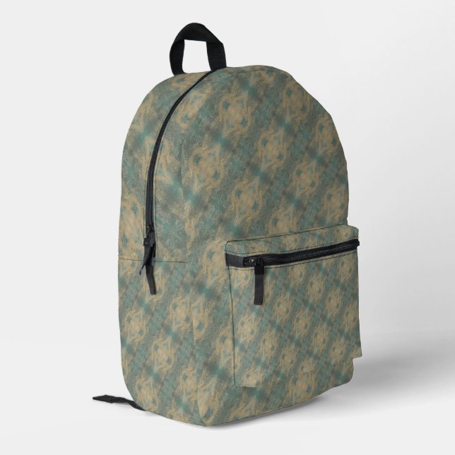 Textura #5 de obra La roca Bedruckter Rucksack (Rückseitige Ecke links)