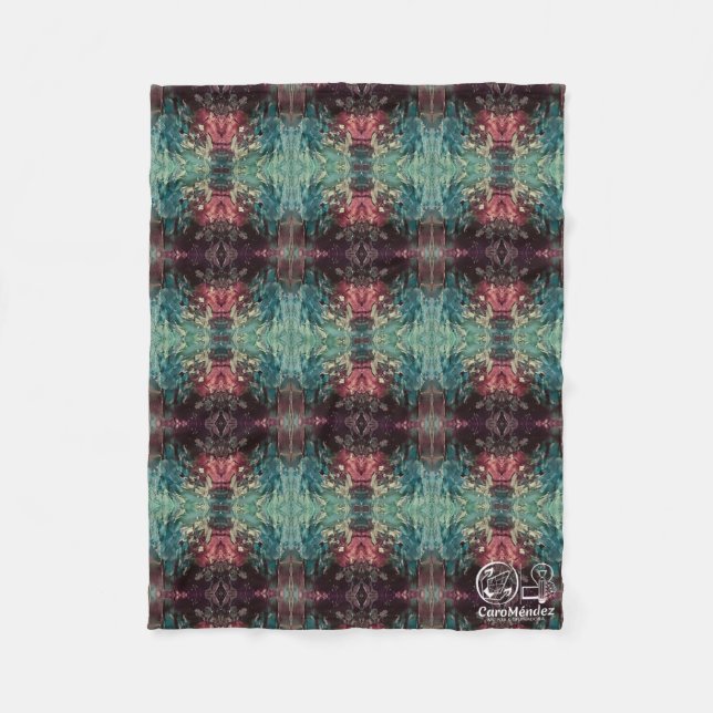 Textura #68 de la obra Nuit Fleecedecke (Vorderseite)