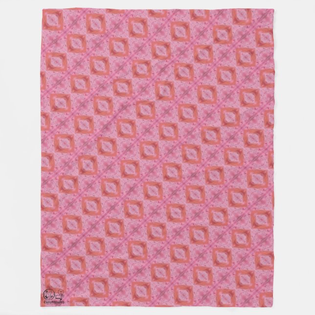 Textura #6 de la obra El corazón de los... Fleecedecke (Vorderseite)