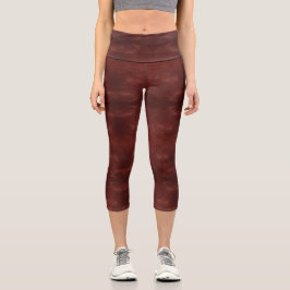 Textura #7 de la obra Fantasía y realidad Capri Leggings
