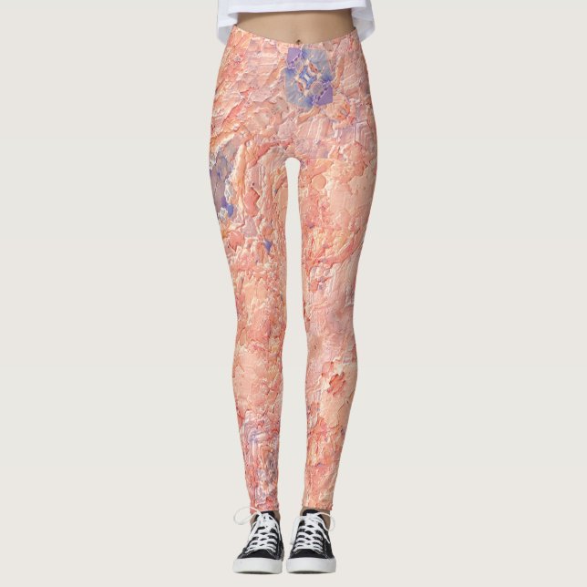 Textura #7 de obra Amanecer Leggings (Vorderseite)