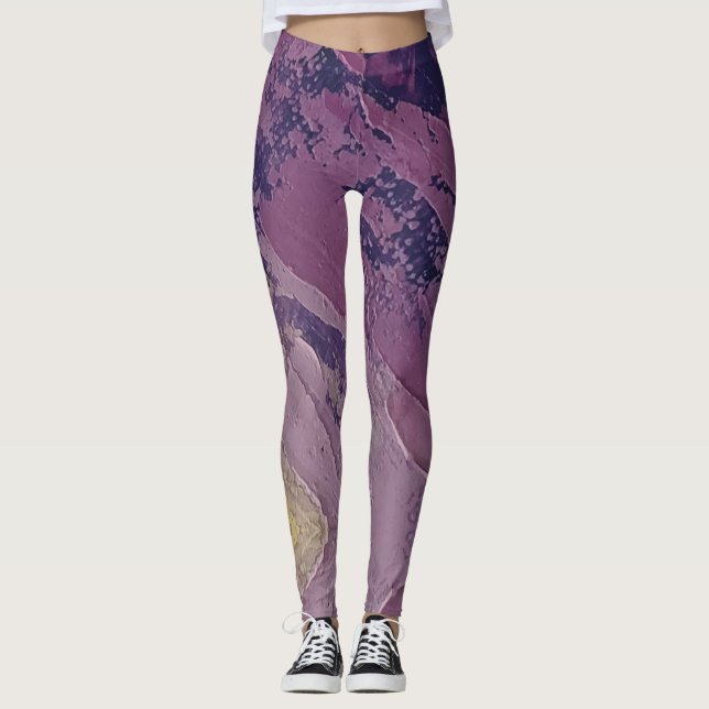 Textura #7 de obra Horizonte Leggings (Vorderseite)