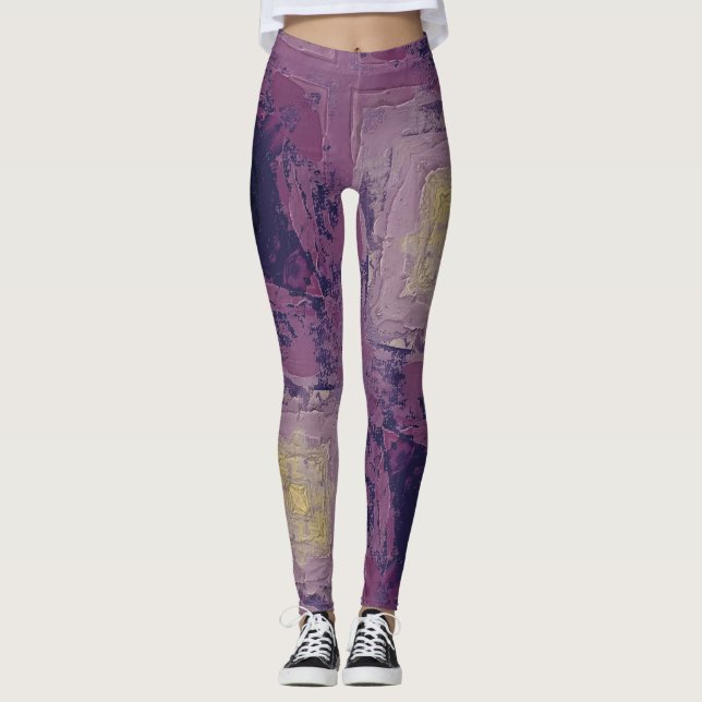 Textura #7 de obra Horizonte Leggings (Vorderseite)