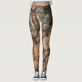 Textura #8 de obra La roca Leggings