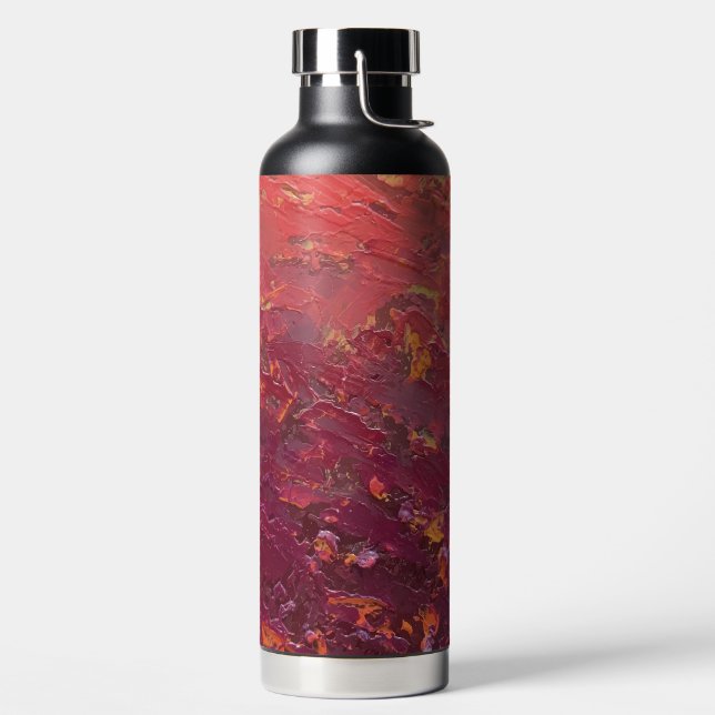 Textura de la obra La puesta del sol Trinkflasche (links)