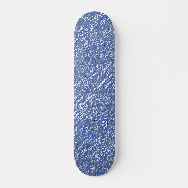 Textura rústica azul e efeito prateado skateboard (Vorne)