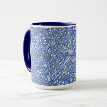 Textura rústica azul e efeito prateado