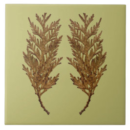 Textural Treasures of Winter on Ceramic Tile - D3 Fliese