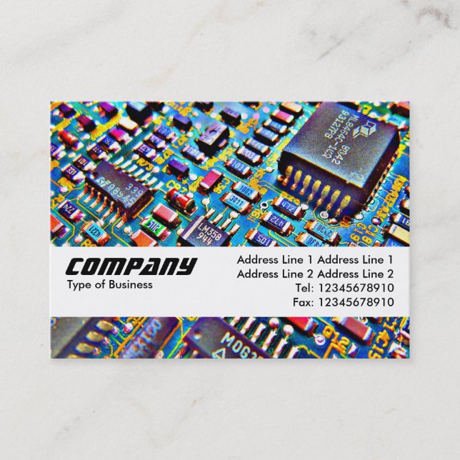 Texturband - Schöne Schaltung Visitenkarte (Vorderseite)