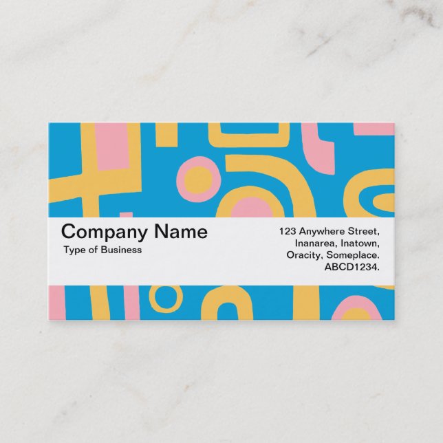 Texturband V2 - Abstrakt 170914 Visitenkarte (Vorderseite)