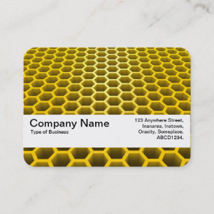Texturband V2 - Honeycomb Perspective Amber Visitenkarte