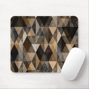 Texturbraune Farbe mit Beige Mousepad