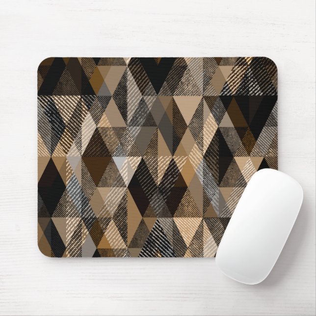 Texturbraune Farbe mit Beige Mousepad (Mit Mouse)