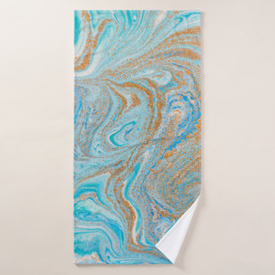 texture Abstraite en marbre bleu