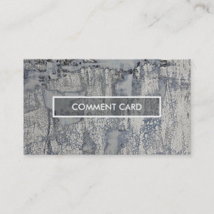 texture croustillante de carte de commentaire