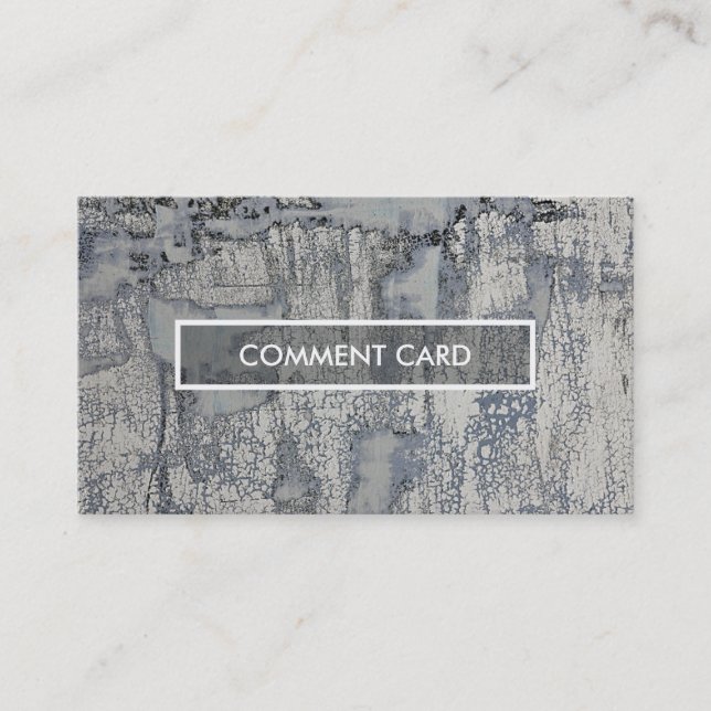 texture croustillante de carte de commentaire (Devant)