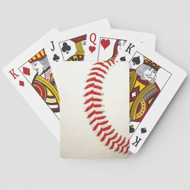 Texture de base-ball cartes de jeu (dos)