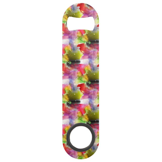 Texture de conception rouge, aquarelle jaune (Devant)