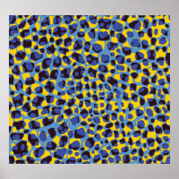 Texture de la peau de Cheetah, poster de animal sa