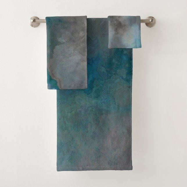 Texture de marbre bleu et gris (En situation)