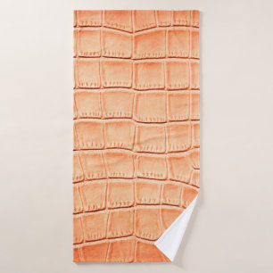 Texture en cuir de crocodile brun clair
