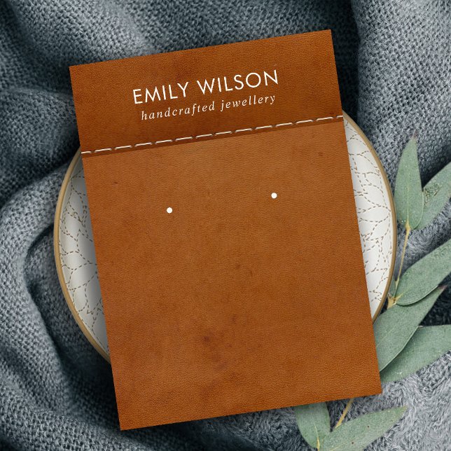 TEXTURE EN CUIR TANÉ ÉTUDIANT CARTE D'AFFICHAGE (Créateur téléchargé)