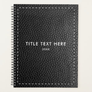 Texture et pointillage en cuir noir