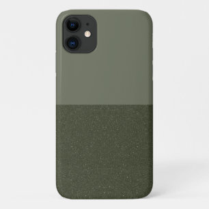 Texturé Moss Moss Green iPhone 11 Coque (Personnal