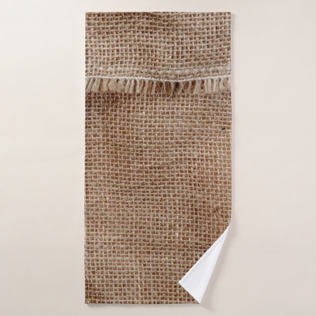 Texture naturelle fil arrière café, sac,  (Serviette de bain)