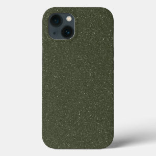Texture verte Moss personnalisée iPhone 13 Coque