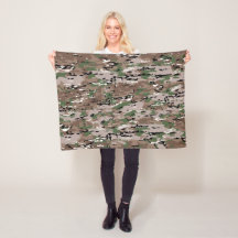 Textured Blended Army Camouflage Hund