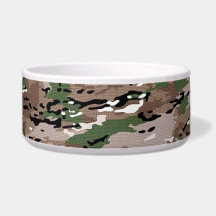 Textured Blended Army Camouflage Hund