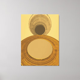 Textured Gold Abstract Geometric Contemporary Leinwanddruck