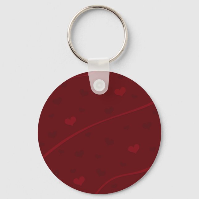 Textured Heart Keychain Schlüsselanhänger (Vorderseite)
