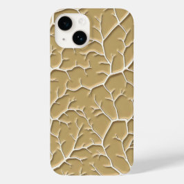 Textured Khaki Branch iPhone Case for Style