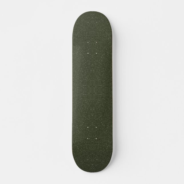 Textured Moss Green Custom Skateboard (Vorne)
