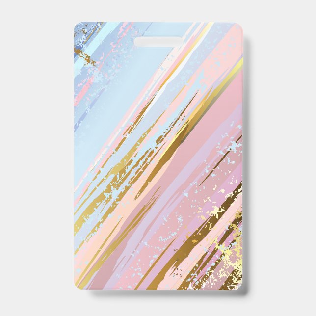 Textured Pink Background Ausweis (Vorderseite)