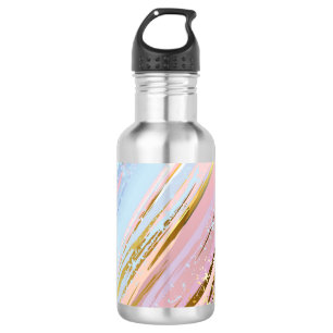 Textured Pink Background Edelstahlflasche